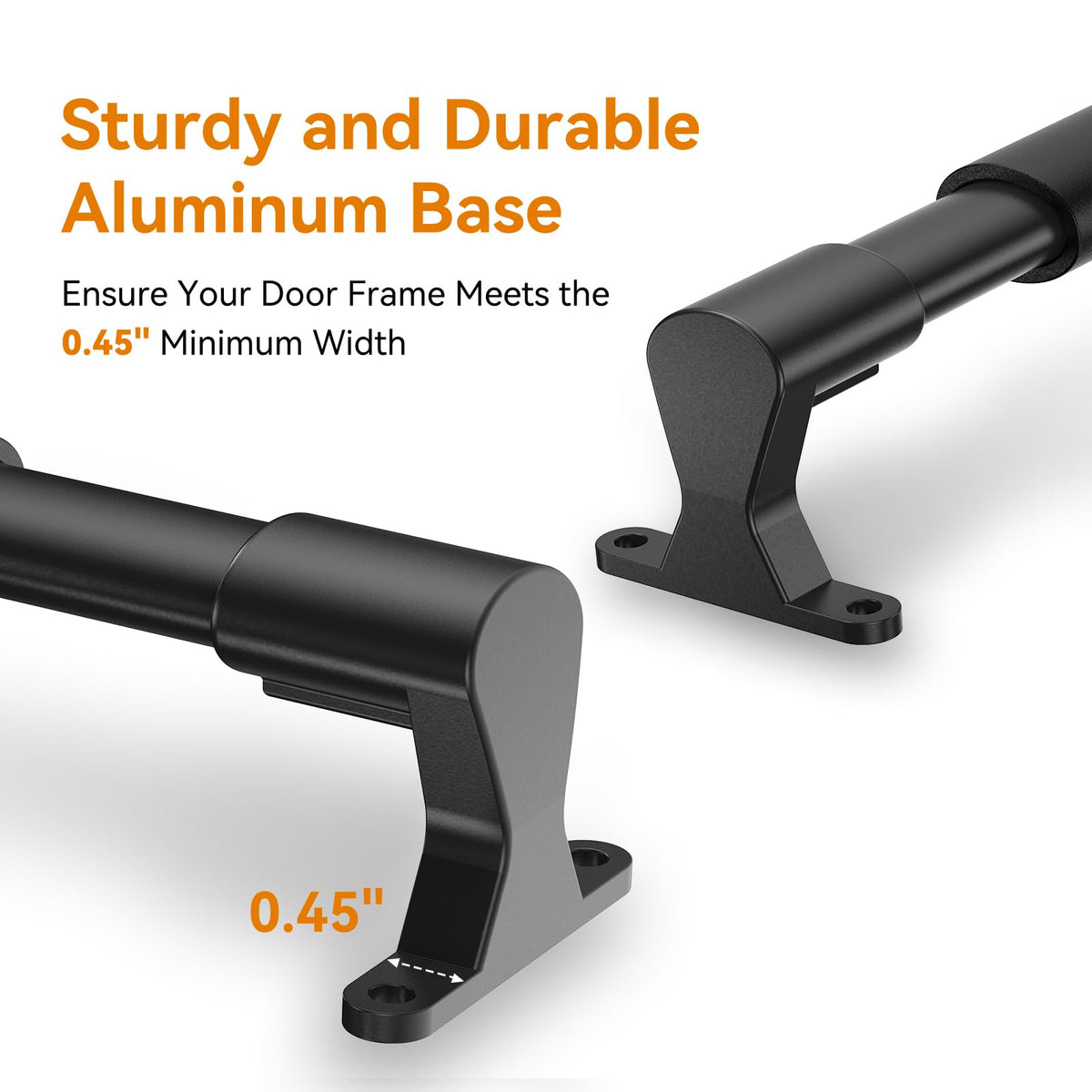 RVZONE side profile showing 1.18 inch grip clearance for secure pushing and pulling