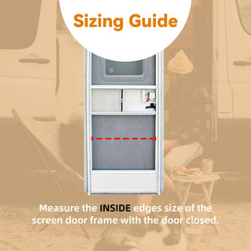 RVZONE side profile showing slim fit and low visual impact on RV door