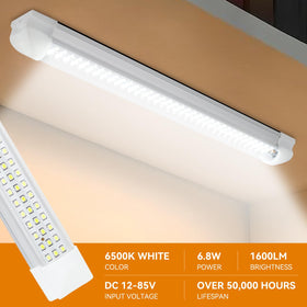 RVZONE detailed view of high-transmittance PC cover protecting LEDs and evening even light