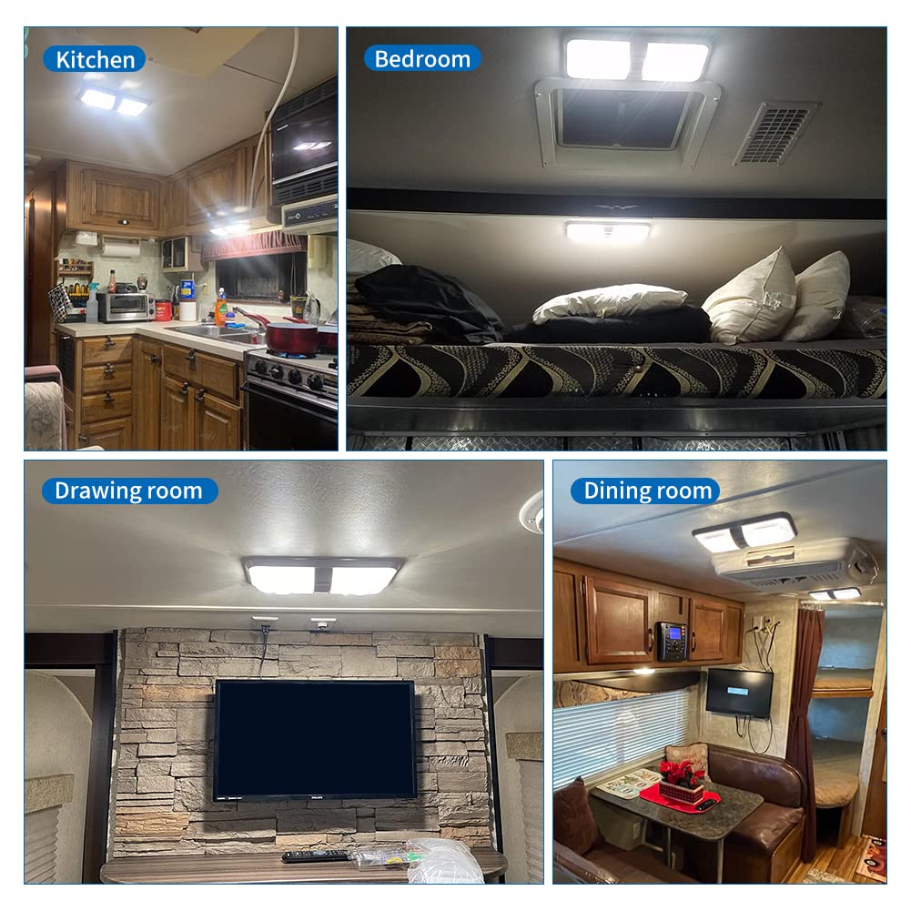 RVZONE wiring and included wire nuts and screws showing easy, polarity-free installation