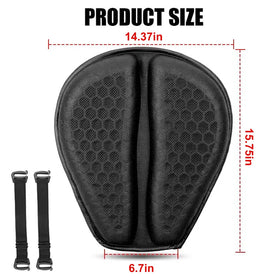 RWUJILONG side profile showing gel thickness for shock absorption