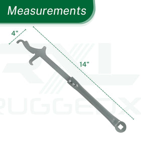 RXL RuggedXL lift tool installed on hitch demonstrating proper use