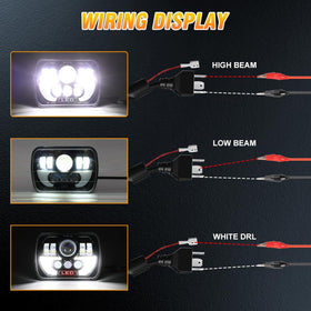 RXTSQI beam pattern demonstrating clear cutoff and reduced glare