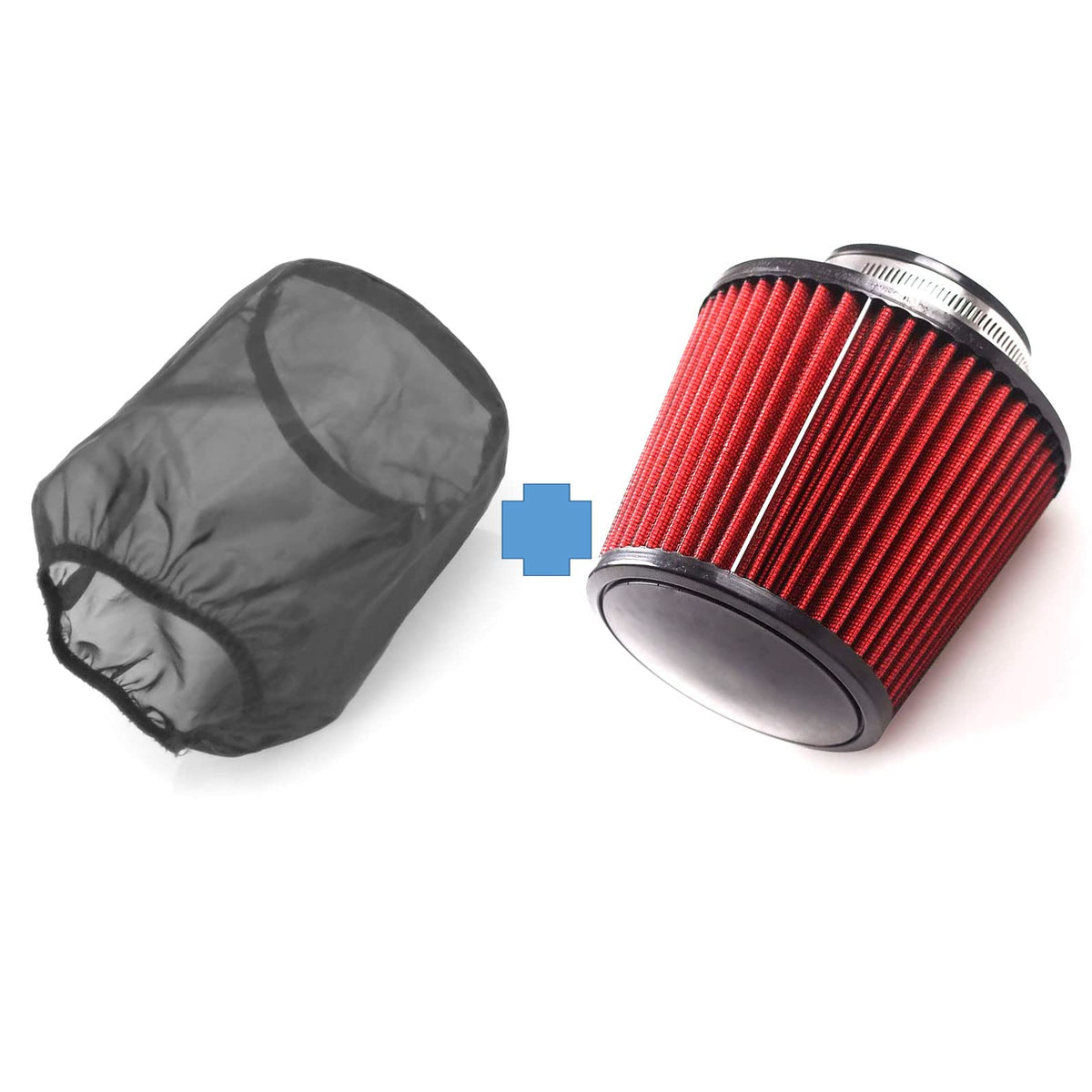 RYANSTAR cover on intake outdoors showing dust blocking protection benefit