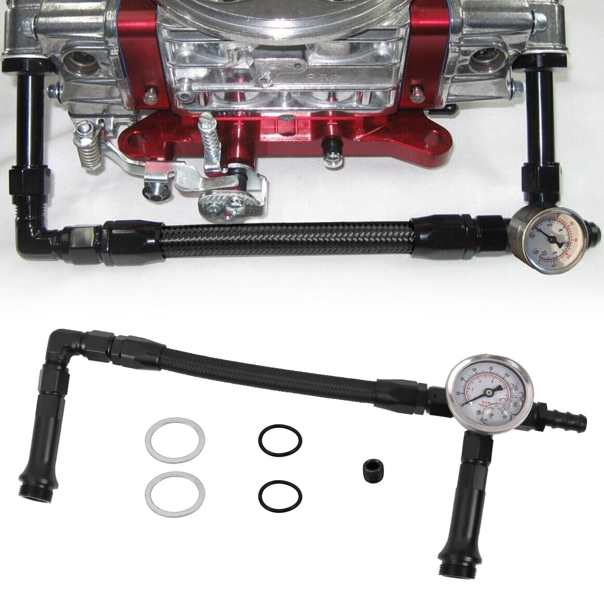 RYANSTAR RACING AN6 front assembly showing dual feed layout and fitment benefit