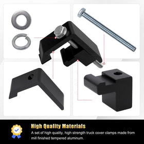 RYANSTAR RACING clamp engaged on cargo rail demonstrating secure attachment benefit
