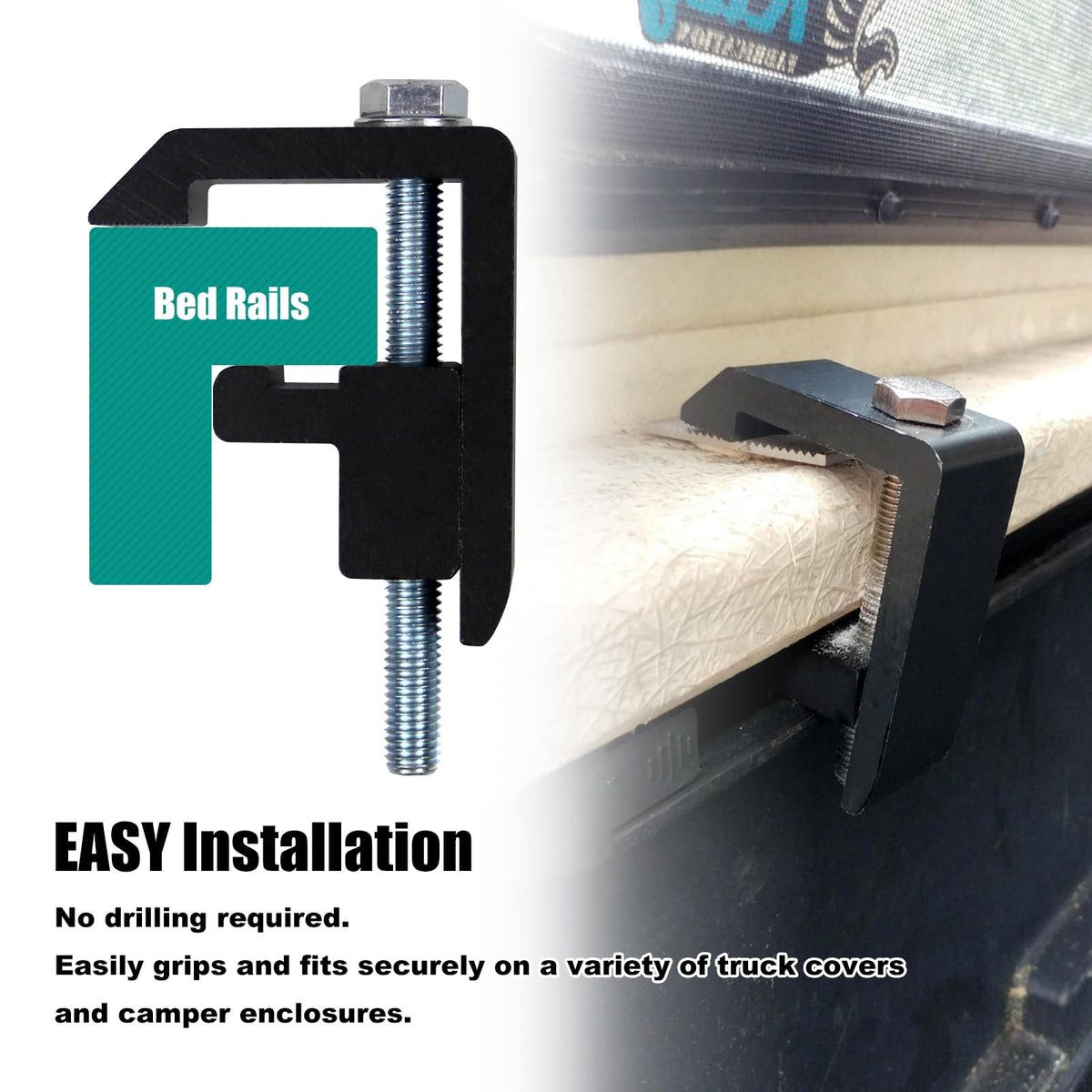RYANSTAR RACING clamps mounted with crossbar illustrating stable accessory support
