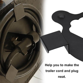 RYANSTAR RACING bracket mounted on trailer pin box protecting wiring from animals and debris