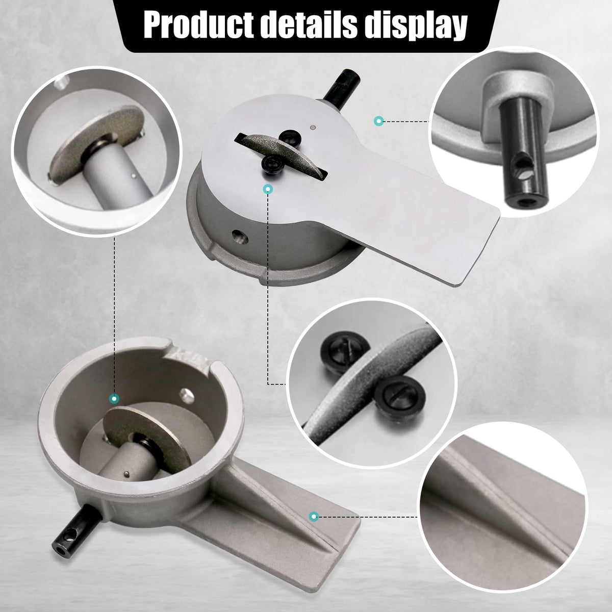 RYANSTAR RACING filer securely mounted to a workbench for vibration-free, repeatable grinding