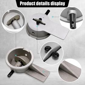RYANSTAR RACING filer securely mounted to a workbench for vibration-free, repeatable grinding