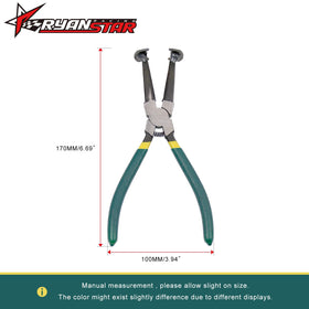 RYANSTAR RACING bands next to ruler showing size range 62–145mm for correct selection