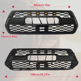 Ryansunoro grill size scale with tools for easy bolt-on installation