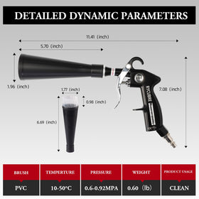 RYCUBRE American quick-connects close detail for fast compressor hookup