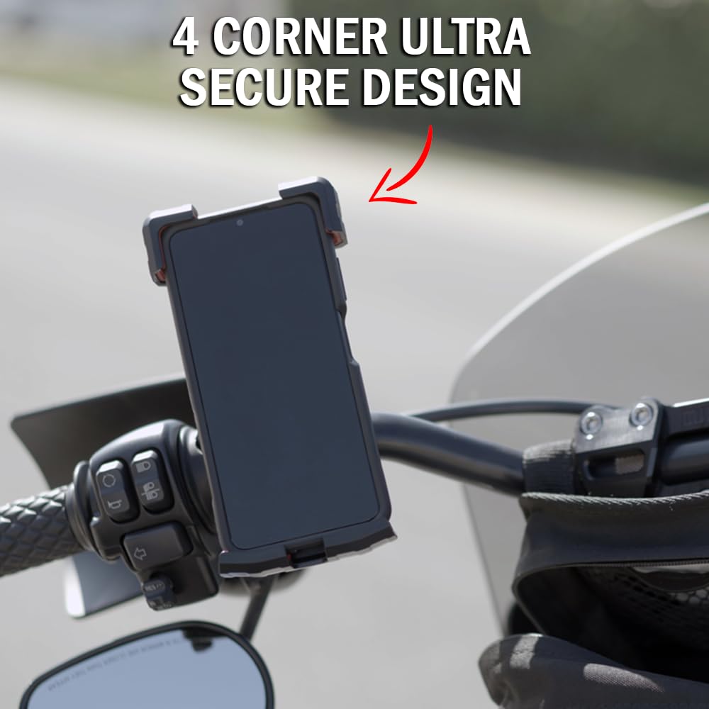 Rydex X3 with phone rotated demonstrating 360-degree adjustability benefit
