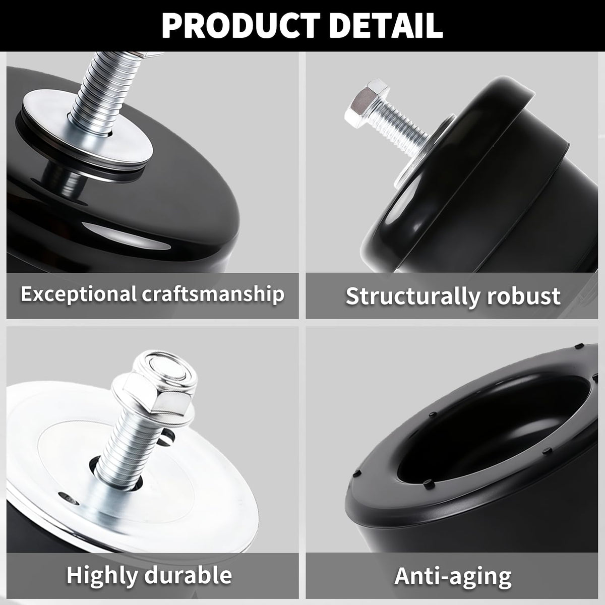 RydSuns plated steel hardware detail showing corrosion resistance benefit