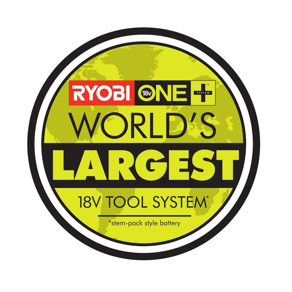 RYOBI hose stored on gun demonstrating tidy transport and easy storage benefit