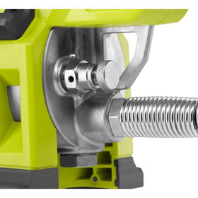 RYOBI plunger rod markings indicating remaining grease for maintenance planning benefit