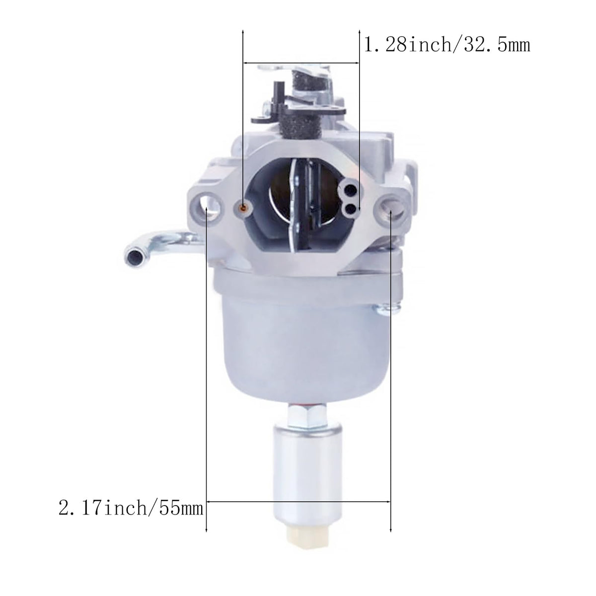 RYTIME carburetor float bowl underside showing clean passages for reliability