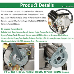 RYTIME close-up of electric choke assembly improving cold starts