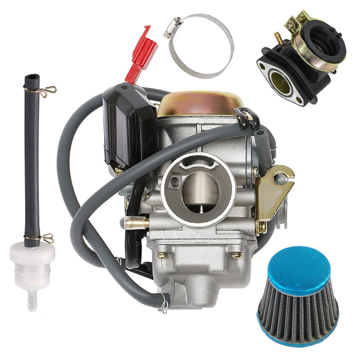 RYTIME carburetor front view showing compact design and reliable fit