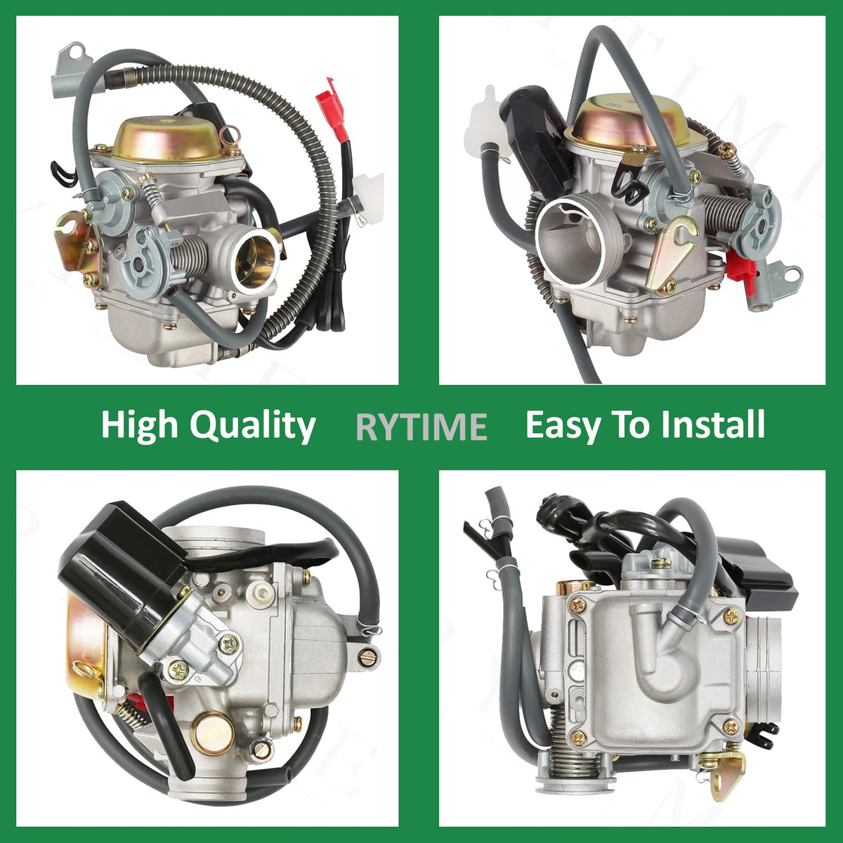 RYTIME carburetor installed on scooter for smoother throttle response