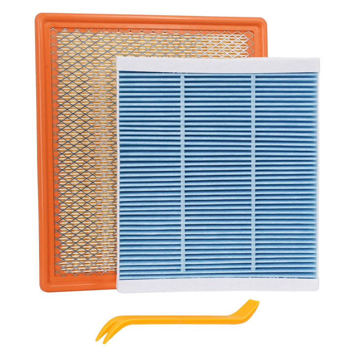 ryvclim front packaging showing both engine and cabin filters, clear kit contents benefit