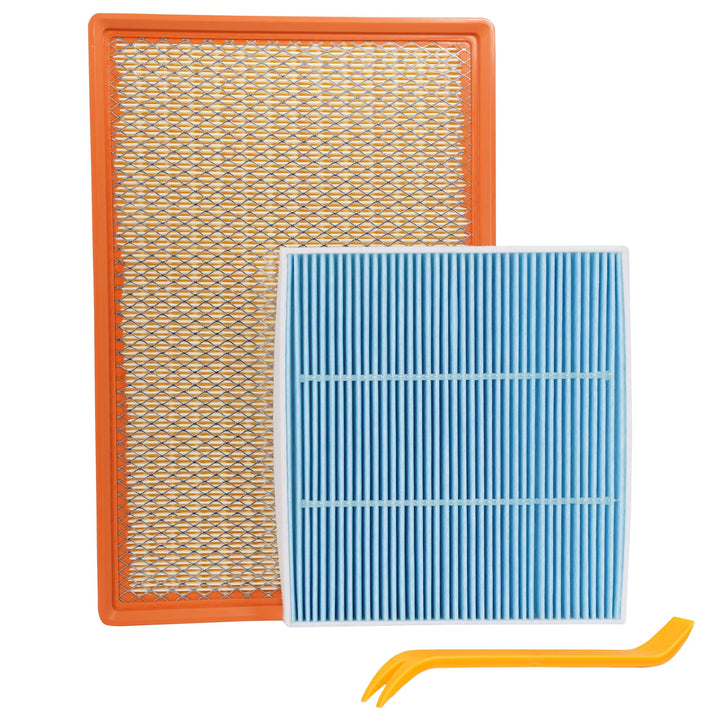 ryvclim front packaging showing both engine and cabin filters, clarity in one kit
