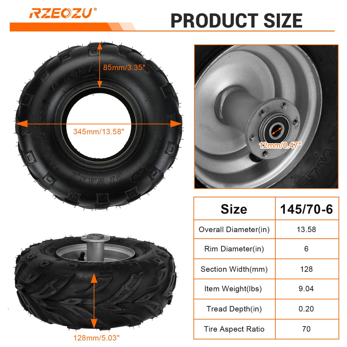 RZEOZU alloy rim detail highlighting strength and lightweight construction