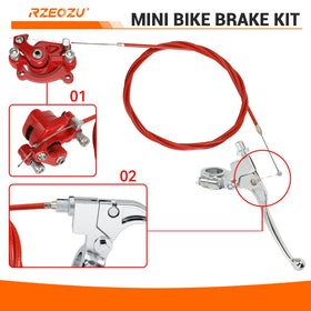 RZEOZU 61-inch brake cable ends displayed for flexible routing benefit