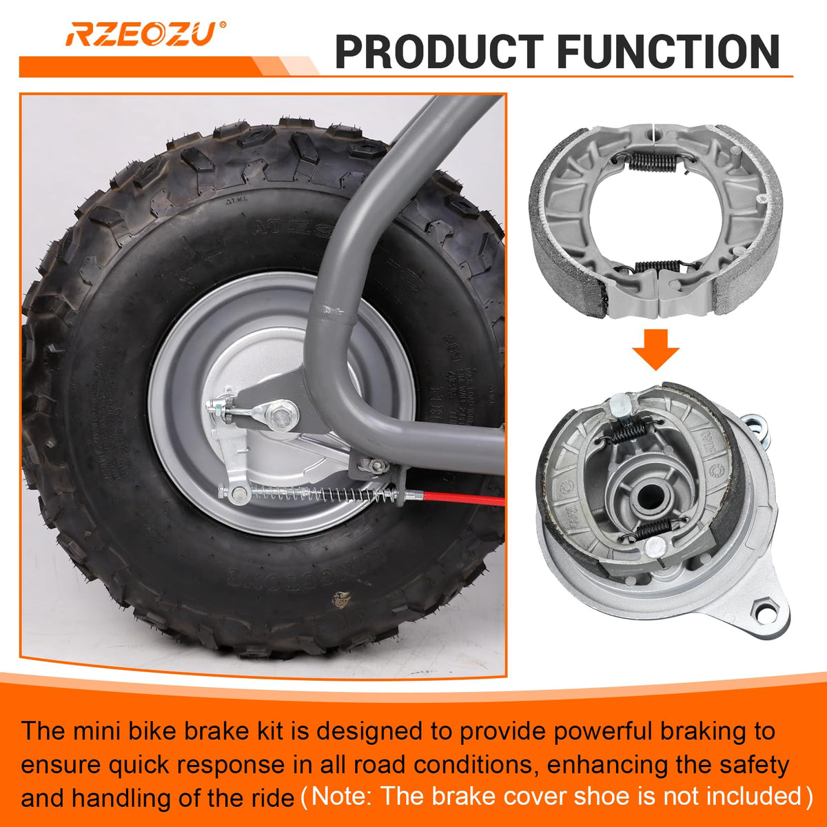 RZEOZU chain tensioner adjuster close-up showing accurate chain alignment benefit