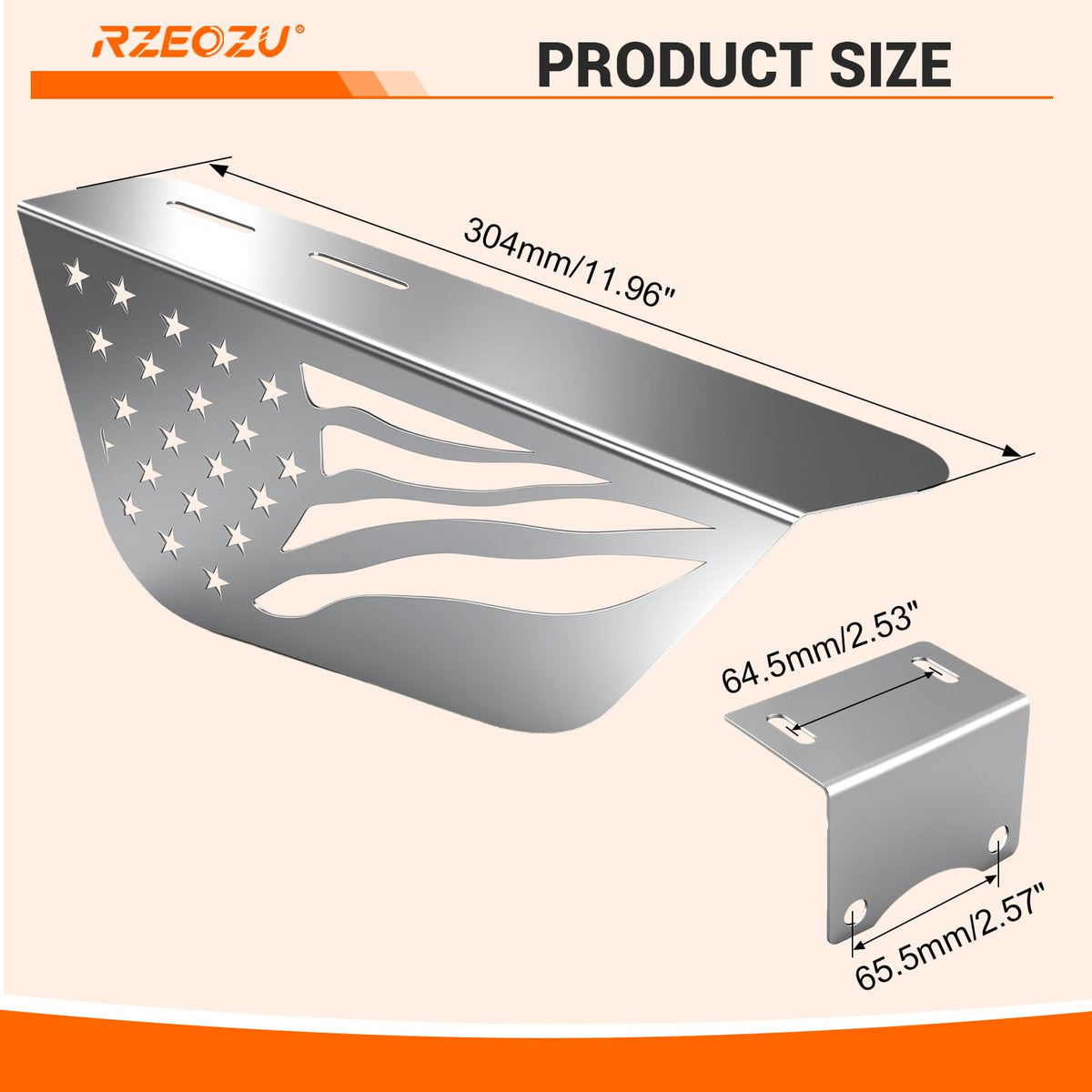 RZEOZU clutch cover metal texture closeup showing strength