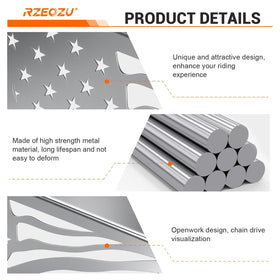 RZEOZU clutch cover protecting chain in mud for debris defense