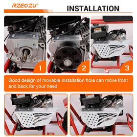 RZEOZU clutch cover side profile demonstrating durable metal build
