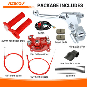 RZEOZU complete kit laid out for quick inventory and installation