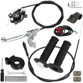 RZEOZU full kit packaging showing included throttle and brake parts and quick identification benefit
