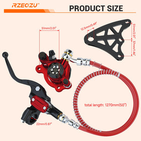 RZEOZU hardware and fasteners included for secure installation and reliable attachment