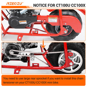 RZEOZU installation orientation guide demonstrating correct assembly