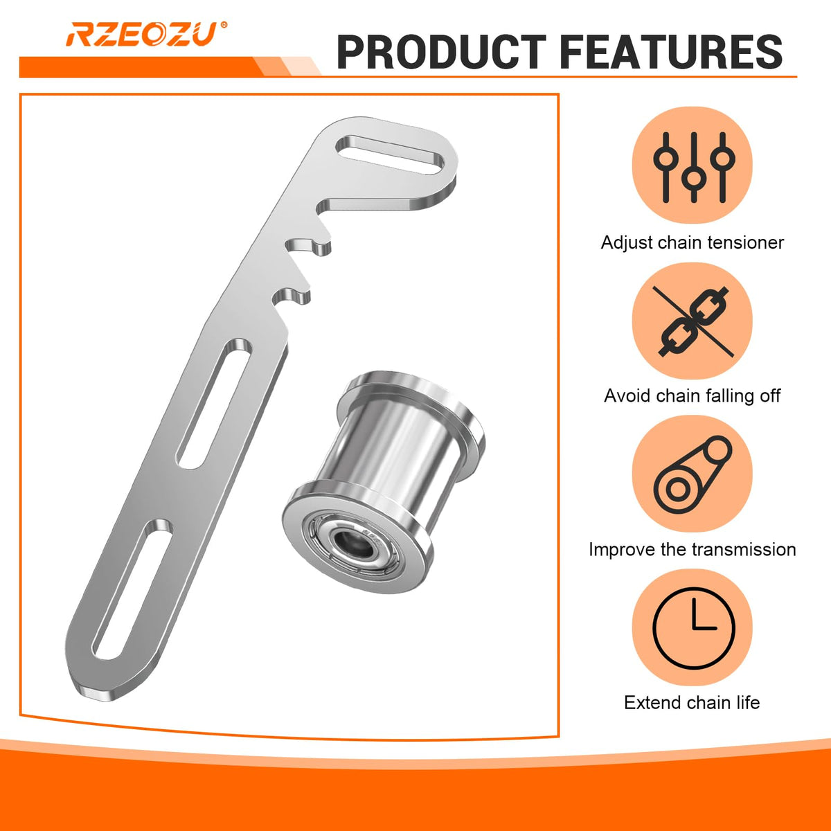 RZEOZU installed on Baja DB30 in use showing dependable tension during light off-road riding