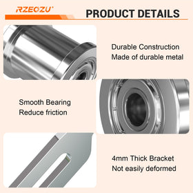 RZEOZU installed on Coleman CT200U demonstrating improved chain tracking on trail bikes