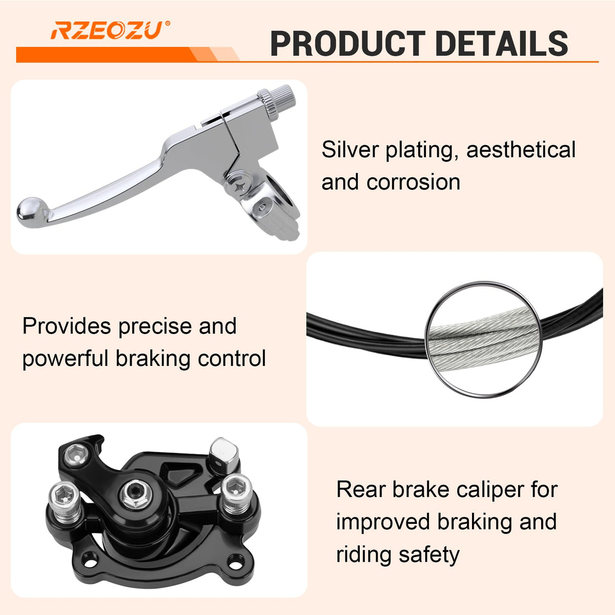 RZEOZU kit installed on a Monster Mega Moto minibike showing restored control ergonomics