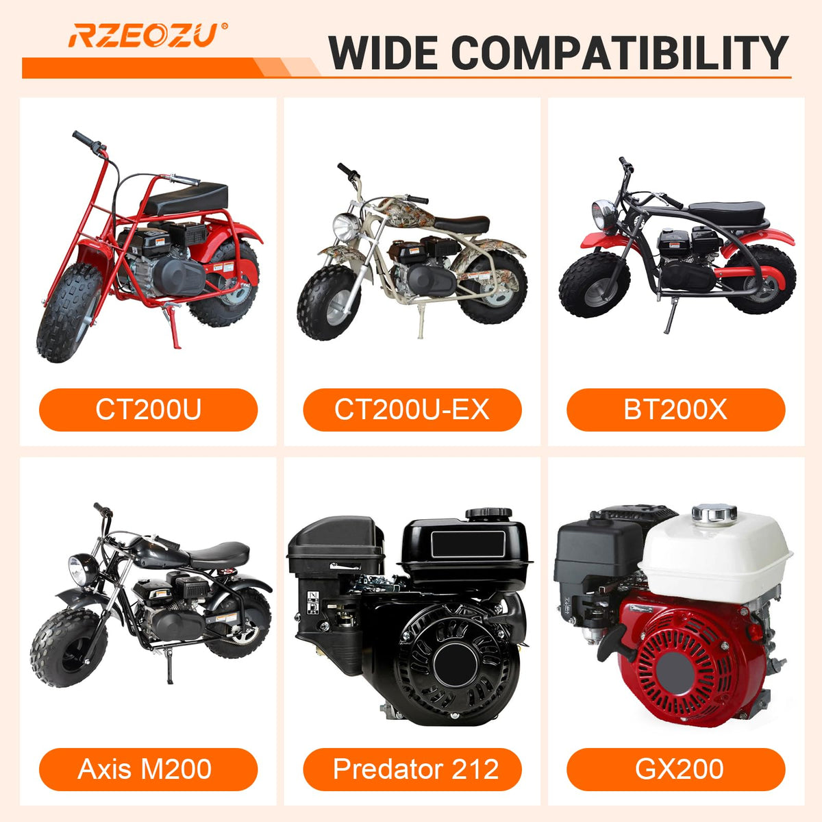RZEOZU keyway and nuts laid out demonstrating included hardware for secure assembly