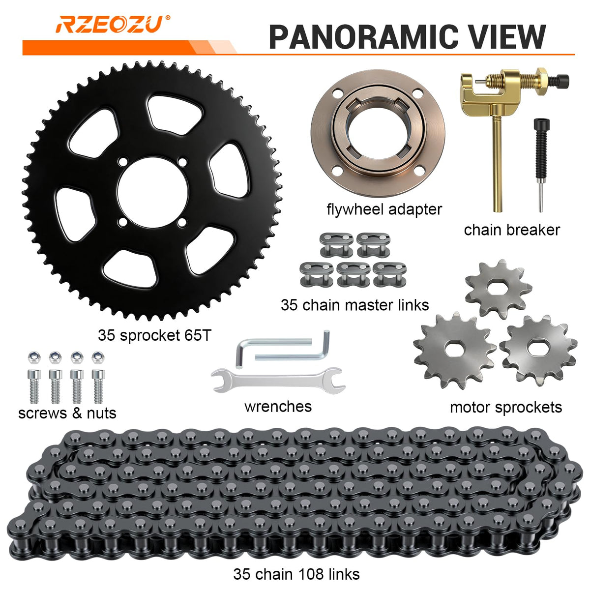 RZEOZU kit on a dirt-ride setting, ready-to-install for better trail performance