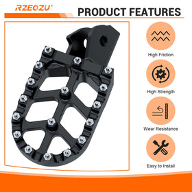 RZEOZU lifestyle image of rider on trail benefiting from secure foot placement