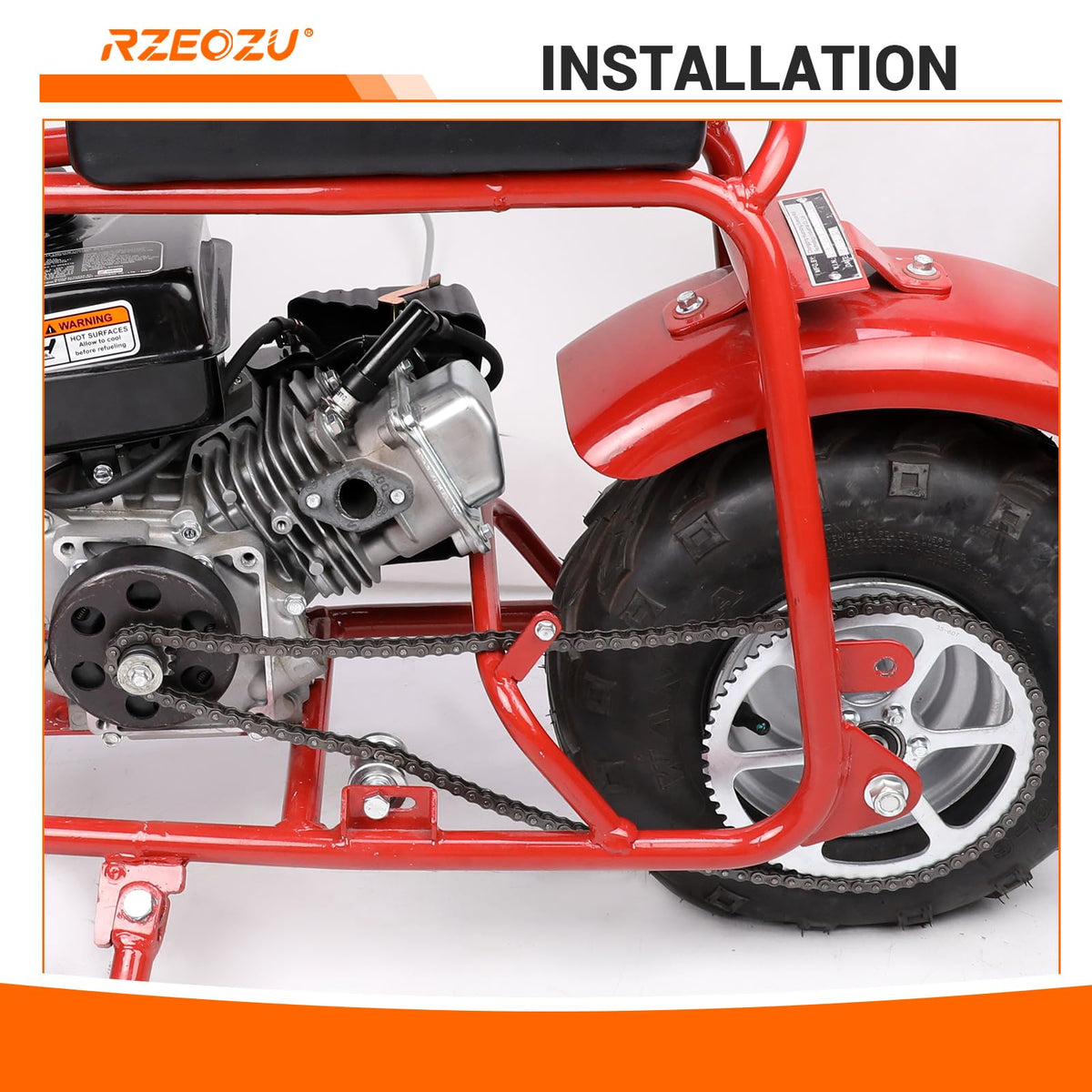RZEOZU ten master links and chain breaker kit for simple on-bike installation