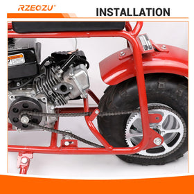 RZEOZU ten master links and chain breaker kit for simple on-bike installation