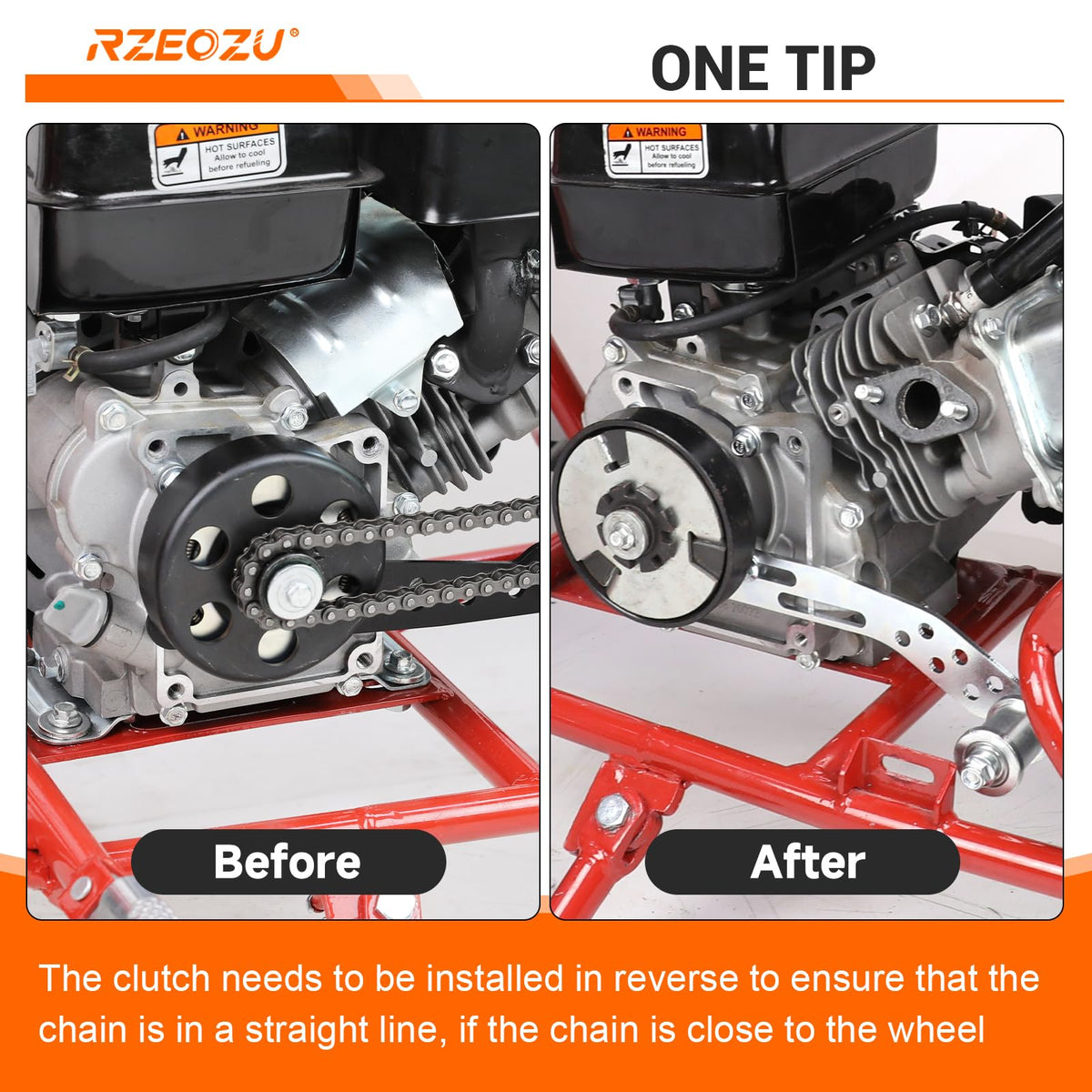 RZEOZU detail of seven mounting holes enabling versatile positioning benefit