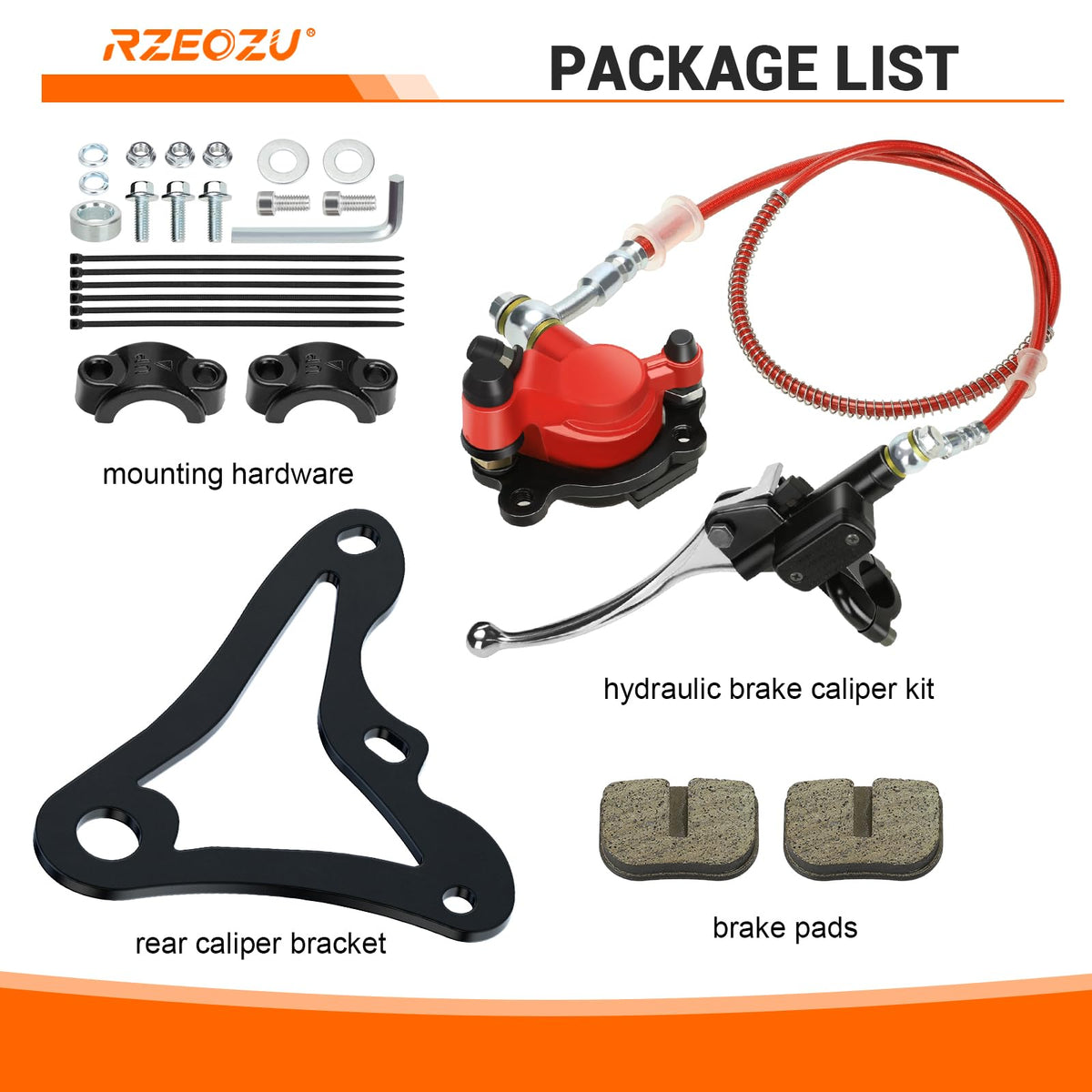 RZEOZU packaging and instructions ready for DIY install convenience