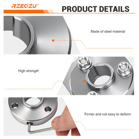 RZEOZU next to ruler for scale showing compact size and portability advantage