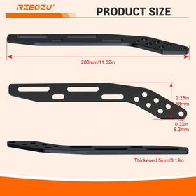 RZEOZU bracket beside wrench showing compact size and easy fit