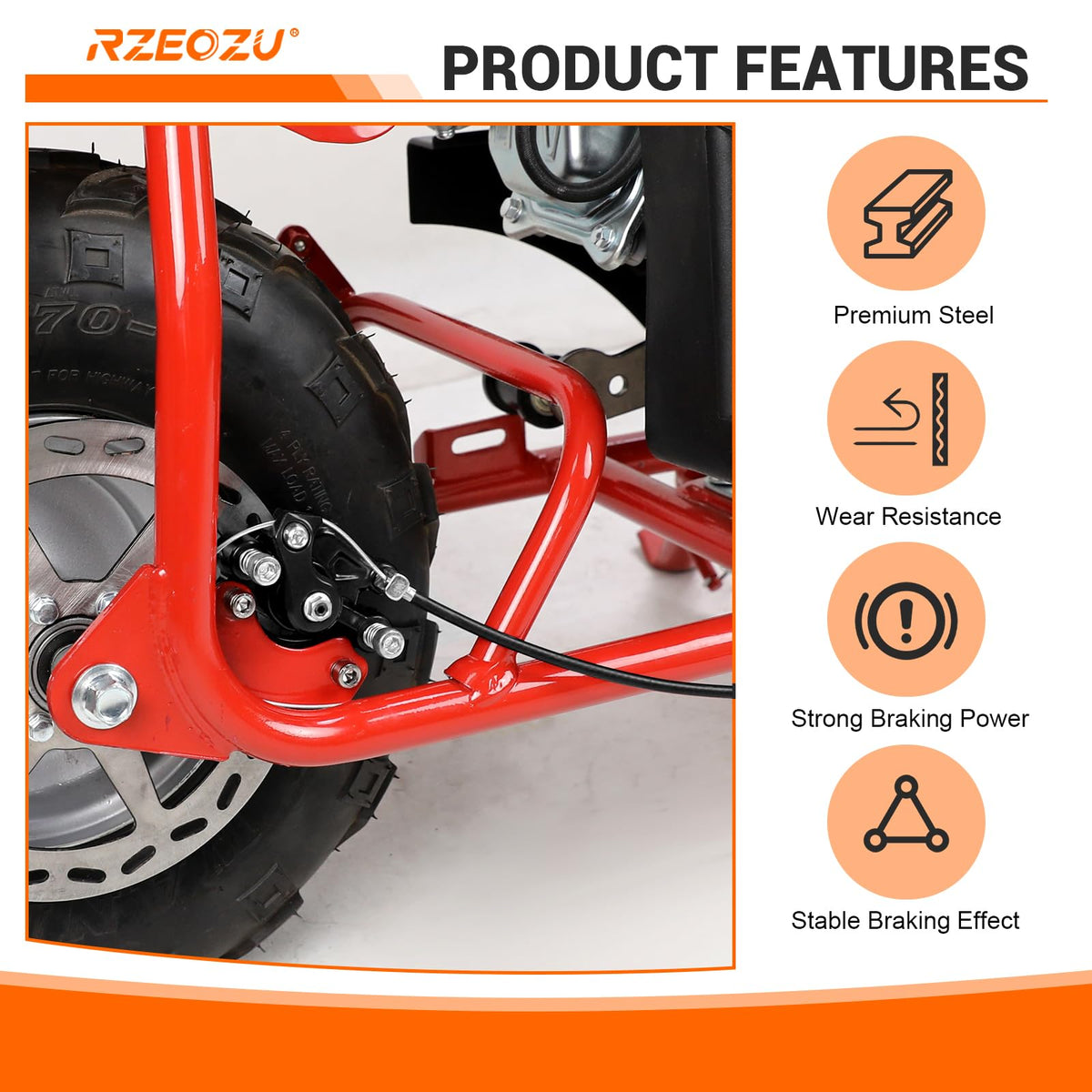 RZEOZU cables and lever next to ruler for scale showing correct lengths and fitment